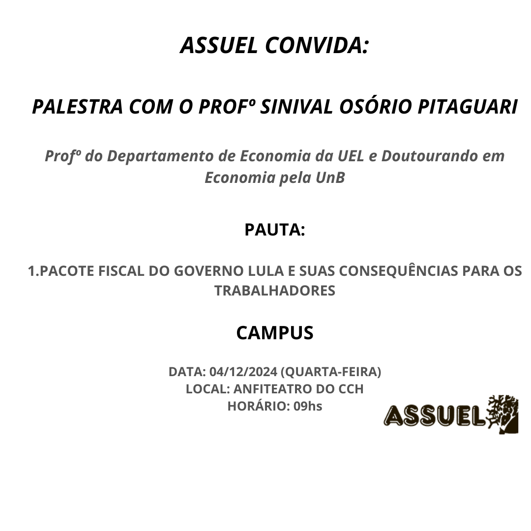ASSUEL CONVIDA